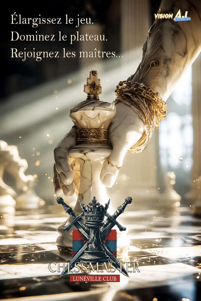 Affiche publicitaire générée par RG Graphisme avec l’IA, illustrant un design créatif et attractif pour la promotion d’un produit ou service.