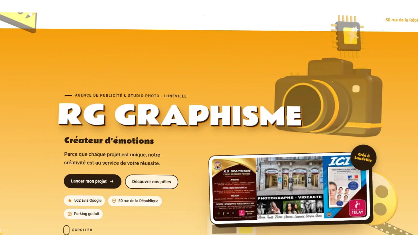 Création de site web